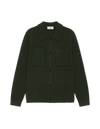 MILANO WOOL OVERSHIRT ROSIN GREEN