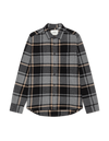 CHECK FLANNEL SHIRT GREY MELANGE 320