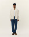 KONRAD PINWALE CORD SHIRT IVORY