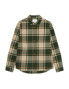 CHECK FLANNEL SHIRT ROSIN GREEN