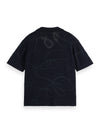 JACQUARD BUTTON KNIT SKY CAPTAIN