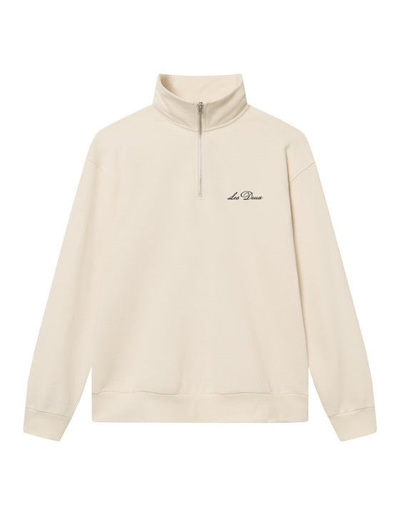 CREW 1/2 ZIP SWEAT IVORY