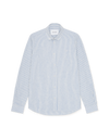 KONRAD STRIPE COTTON LINEN SHIRT ALLURE