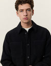 BOUCLE OVERSHIRT BLACK