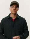 WOOL OVERSHIRT ROSIN GREEN