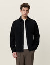BOUCLE OVERSHIRT BLACK
