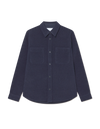 LENNON BOUCLE OVERSHIRT DARK NAVY