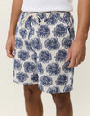 DAHLIA JACQUARD SHORTS DENIM BLUE