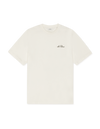 SIGNATURE PRINT T-SHIRT LIGHT IVORY 218 REG FIT