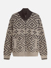 DIAMOND ZIP FUZZY WALNUT 210