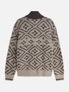 DIAMOND ZIP FUZZY WALNUT 210