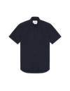 KONRAD COTTON LINEN SS SHIRT NAVY