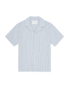 LUKAS COTTON LINEN STRIPE SS SHIRT ALLURE