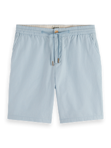  COTTON/LINEN TWILL BERMUDA SOFT BLUE (420)