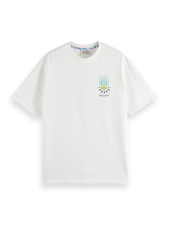 SUNSET FACE T-SHIRT WHITE (101)