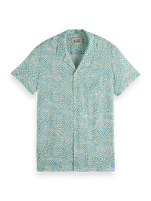  GEOMETRIC CUBAN LUNA DITSY GREEN (300)