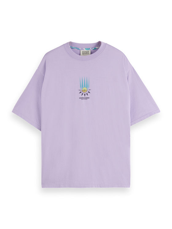 SUN ARTWORK T-SHIRT LAVENDER (650)