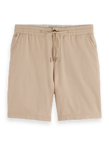 COTTON/LINEN TWILL BERMUDA SOFT CAMEL (260)