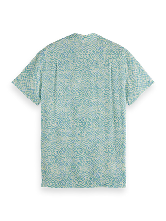 GEOMETRIC CUBAN LUNA DITSY GREEN (300)