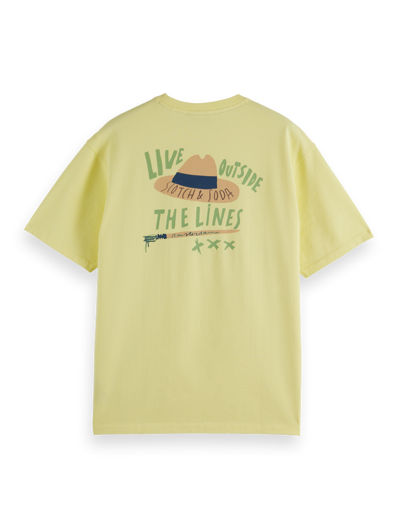LIVE OUTSIDE THE LINES T-SHIRT YELLOW (720)