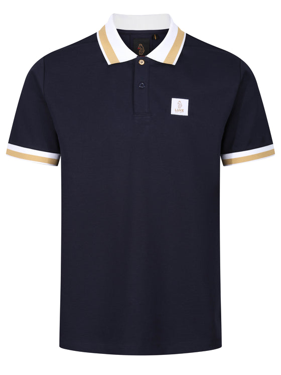 MAKATI HONEYCOMB TEXTURED POLO DARK POLO