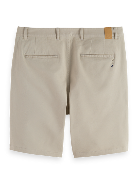 STUART GARMENT DYED SHORTS HIGHWAY GREY (050)