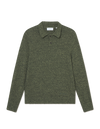 BILLY MOULINE KNIT POLO WOODBINE (536)