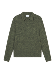  BILLY MOULINE KNIT POLO WOODBINE (536)