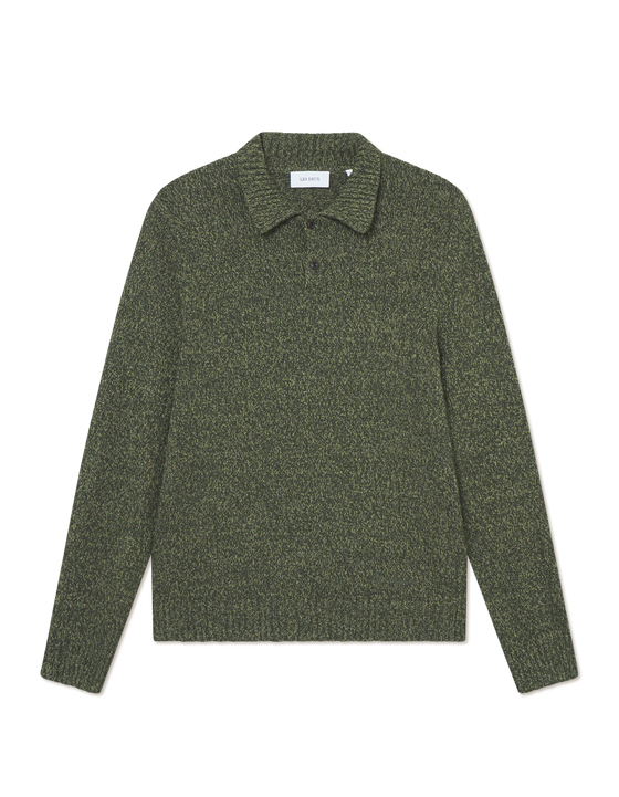BILLY MOULINE KNIT POLO WOODBINE (536)