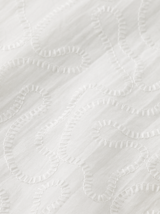 EMBROIDERED SHIRT WHITE (101)