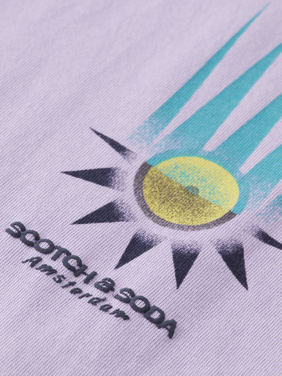 SUN ARTWORK T-SHIRT LAVENDER (650)
