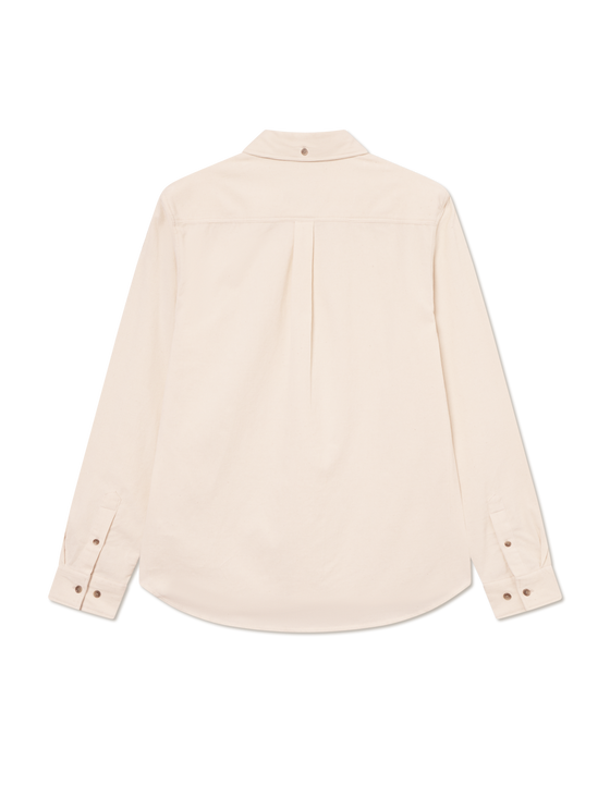 KONRAD PINWALE CORD SHIRT IVORY