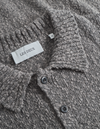 BILLY MOULINE KNIT POLO BLACK GREY (100)