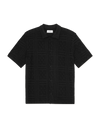 HECTOR POINTELLE SS SHIRT BLACK