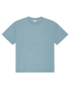 STRIPE JACQUARD T-SHIRT DENIM BLUE