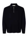 TELLER 1/2 ZIP POLO LS SKY CAPTAIN