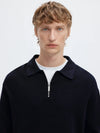 TELLER 1/2 ZIP POLO LS SKY CAPTAIN
