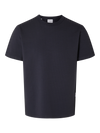 SANDER SEERSUCKER T-SHIRT SKY CAPTAIN