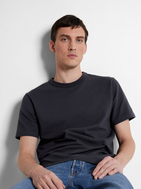 SANDER SEERSUCKER T-SHIRT SKY CAPTAIN