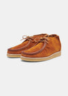TORRES CREPE SOLE LEATHER/REVERSE CHUKKA BOOT CHESTNUT