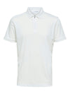 FAVE ZIP COLLAR S/S POLO CLOUD DANCER