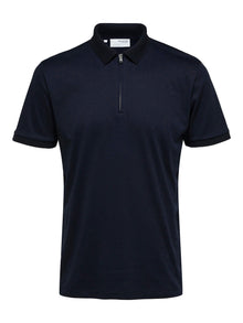  FAVE ZIP COLLAR S/S POLO SKY CAPTAIN