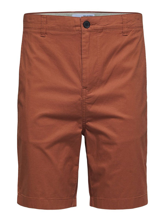 COMFORT FIT FLEX TAILORED SHORTS BAKED CLAY