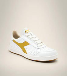  B.ELITE ITALIA HERITAGE SPORT MADE IN ITALY TRAINER WHITE GOLD