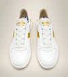 B.ELITE ITALIA HERITAGE SPORT MADE IN ITALY TRAINER WHITE GOLD