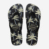 HAVAIANAS ALOHA PALM TREES FLIP FLOP BLACK / OFF WHITE