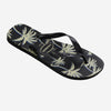 HAVAIANAS ALOHA PALM TREES FLIP FLOP BLACK / OFF WHITE