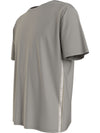 TAPED SIDE TOWELLING T-SHIRT FRENCH TAUPE 0834