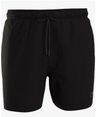 MID LENGTH DRAWSTRING SWIM SHORTS BLACK 0812