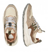 YAMANO 3 MIXED SUEDE/NYLON SNEAKER - OFF WHITE / BEIGE